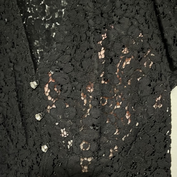 Zara embroidered top with jewel buttons - Picture 2 of 3